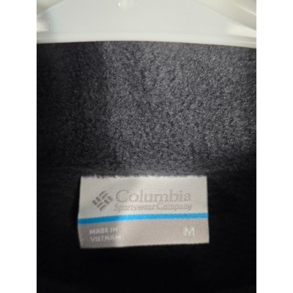 Columbia Benton Springs Vest Womens Size Medium Charcoal Fleece Full Zip Pockets - Picture 4 of 11